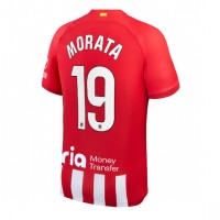 Muški Nogometni Dres Atletico Madrid Alvaro Morata #19 Domaci 2023-24 Kratak Rukav